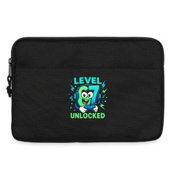 Level 67 Unlocked Six Seven Italian Brainrot Gamer - Laptop bag 13" - black - Front