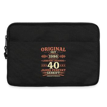 Original 1986 – Lebende Legende 40. Geburtstag - Laptoptasche 13" - Schwarz - Vorne