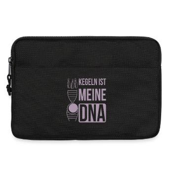 Kegeln meine DNA Kegelclub Spieler - Laptoptasche 13" - Schwarz - Vorne