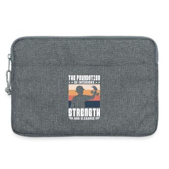 Drywall Drywall Builder Drywall Fitter - Laptop bag 13" - heather grey - Front
