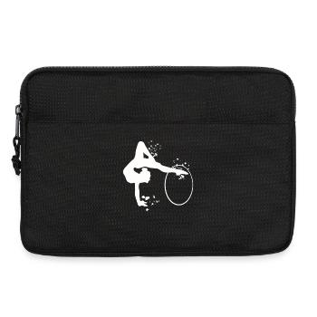 Gymnastikreifen Reifen Rhythmische Sportgymnastik - Laptoptasche 13" - Schwarz - Vorne