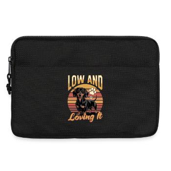 Funny Dog Breed Dachshund - Laptoptasche 13" - Schwarz - Vorne