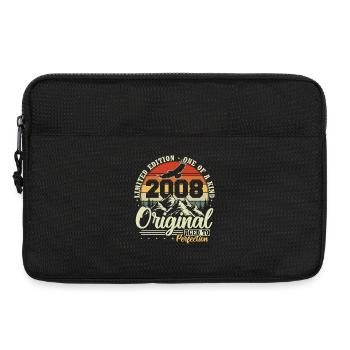 Original 2008 Vintage Vintage Birthday Gift - Laptop bag 13" - black - Front