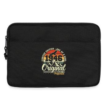 Original 1946 Jahrgang Vintage Geburtstag Geschenk - Laptoptasche 13" - Schwarz - Vorne