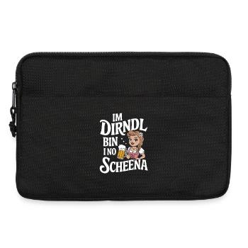 Charme du Festival de la Bière Dirndl - Sacoche pour ordinateur portable 13 pouces - noir - Devant