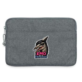 Emo-dinosaurier, Trauriger Dino, Emotionaler - Laptoptasche 13" - Grau meliert - Vorne