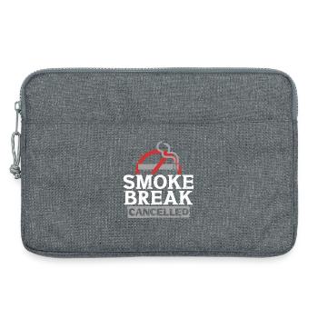 Nichtraucher Ex Raucher Smoke Break Cancelled - Laptoptasche 13" - Grau meliert - Vorne