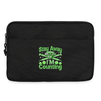 Diamond Artist Bleib weg Ich zähle Diamond - Laptoptasche 13" - Schwarz - Vorne