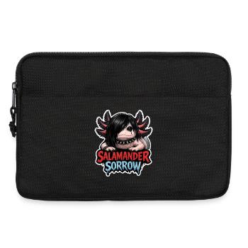 Amoureux des axolotls, Axolotl mignon, Drôle - Sacoche pour ordinateur portable 13 pouces - noir - Devant