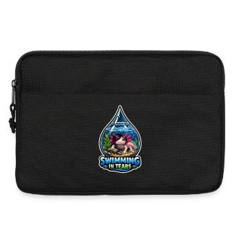 Amoureux des axolotls, Axolotl mignon, Drôle - Sacoche pour ordinateur portable 13 pouces - noir - Devant