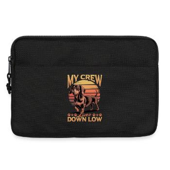 Funny Dog Breed Dachshund - Laptoptasche 13" - Schwarz - Vorne