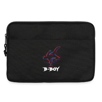 Breakdance B-Boy Danse de rue Hip Hop - Sacoche pour ordinateur portable 13 pouces - noir - Devant