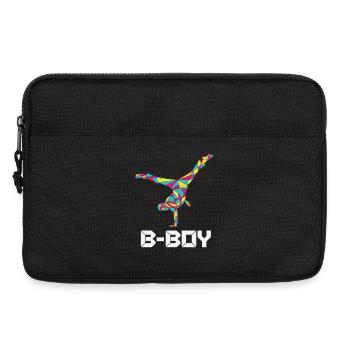 Breakdance B-Boy Danse de rue Hip Hop - Sacoche pour ordinateur portable 13 pouces - noir - Devant