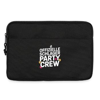 Schlager Party Crew Mallorca Festival JGA Malle - Laptoptasche 13" - Schwarz - Vorne