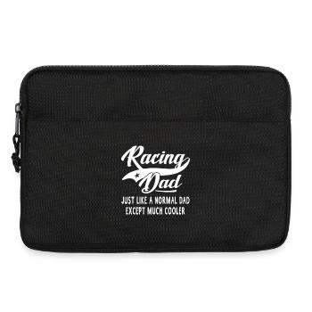 Racing Dad: Viel cooleres Tee - Laptoptasche 13" - Schwarz - Vorne