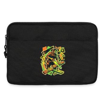 Vintage de charpentier artisan - Sacoche pour ordinateur portable 13 pouces - noir - Devant