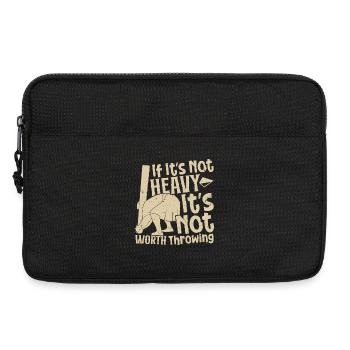  Caber Toss Scottish Games Highlander Highland - Laptop bag 13" - black - Front