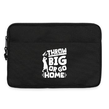  Scottish Highland Games Throw big or go home - Laptop bag 13" - black - Front