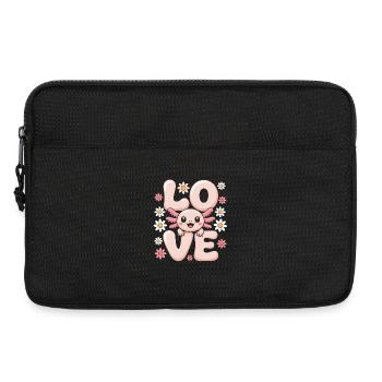 Love Bloom Mascotte mignonne - Sacoche pour ordinateur portable 13 pouces - noir - Devant