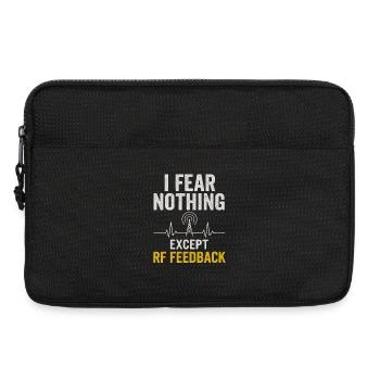 J’ai juste peur que le retour RF | Humour funk - Sacoche pour ordinateur portable 13 pouces - noir - Devant