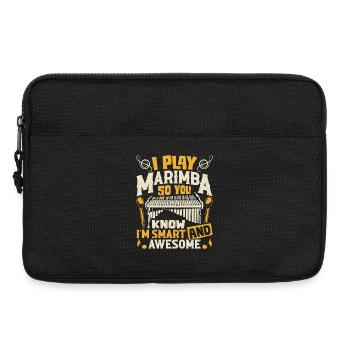 Marimbist, Schlaginstrument, Orchester, Marimba - Laptoptasche 13" - Schwarz - Vorne