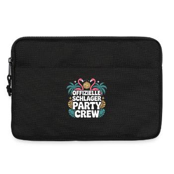 Schlager Party Crew Mallorca Flamingo JGA Malle - Laptoptasche 13" - Schwarz - Vorne