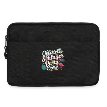 Schlager Party Crew Mallorca Flamingo JGA Malle - Laptoptasche 13" - Schwarz - Vorne
