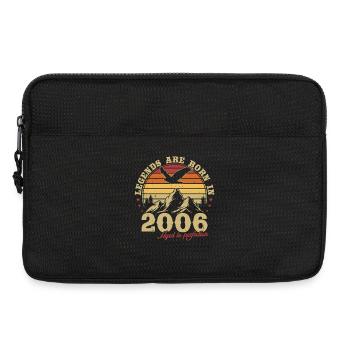 Legenden werden 2006 Jahrgang Geburtstag Geschenk - Laptoptasche 13" - Schwarz - Vorne