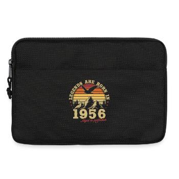Cadeau d’anniversaire vintage 1956 Legends Be - Sacoche pour ordinateur portable 13 pouces - noir - Devant