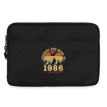 Legends sera un cadeau d’anniversaire vintage de 1986 - Sacoche pour ordinateur portable 13 pouces - noir - Devant