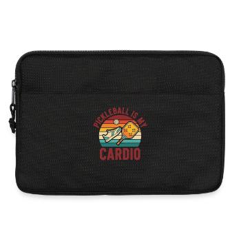 Pickleball Is My Cardio Funny Pickleball Player - Laptop bag 13" - black - Front
