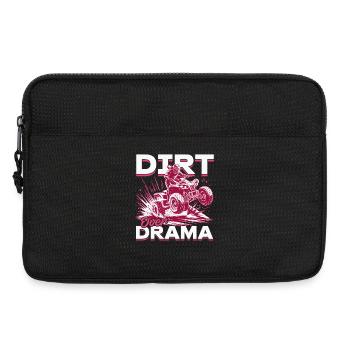 Quad ATV Femme Fille Quad Quad - Sacoche pour ordinateur portable 13 pouces - noir - Devant
