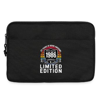 Vintage 1986 40th Birthday Gift Men Women 40 - Sacoche pour ordinateur portable 13 pouces - noir - Devant