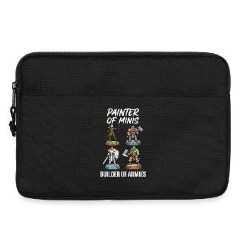Painter of Minis: Builder of Armies - Laptop bag 13" - black - Front