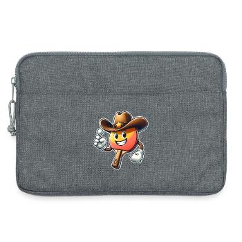 Ping-pong - Sacoche pour ordinateur portable 13 pouces - gris chiné - Devant