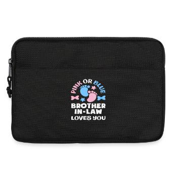 Pink Oder Blau Stiefbruder Gender Reveal - Laptoptasche 13" - Schwarz - Vorne