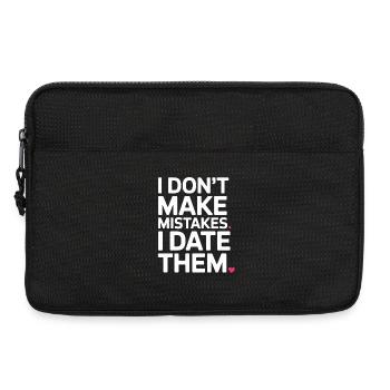 I Don't Make Mistakes I Date Them Ex Boyfriend Dating - Laptop bag 13" - black - Front