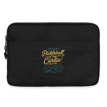 Pickleball Is My Cardio Funny Pickleball Player - Laptop bag 13" - black - Front
