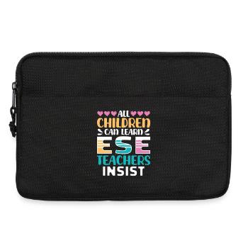 Gifts for ESE Teachers - Laptop bag 13" - black - Front