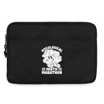 Morel Mushrooms Mycological Mirth Marathon - Laptop bag 13" - black - Front