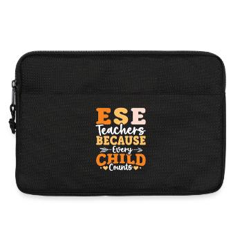 Geschenke für ESE-Lehrer - Laptoptasche 13" - Schwarz - Vorne