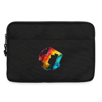 NR. 7 FUßBALLER NUMMER 7 FUßBALL 7. GEBURTSTAG - Laptoptasche 13" - Schwarz - Vorne