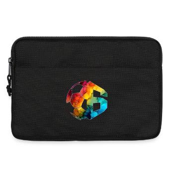 NR. 6 FUßBALLER NUMMER 6 FUßBALL 6. GEBURTSTAG - Laptoptasche 13" - Schwarz - Vorne