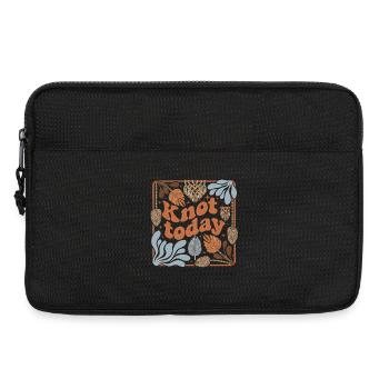 Don't knot today | Macrame Humor - Laptop bag 13" - black - Front