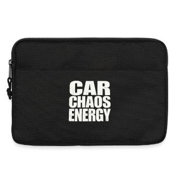 Car Chaos Energy Typografie - Laptoptasche 13" - Schwarz - Vorne