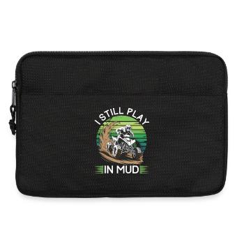 Quad ATV Garçons Hommes Quad Wheeler - Sacoche pour ordinateur portable 13 pouces - noir - Devant