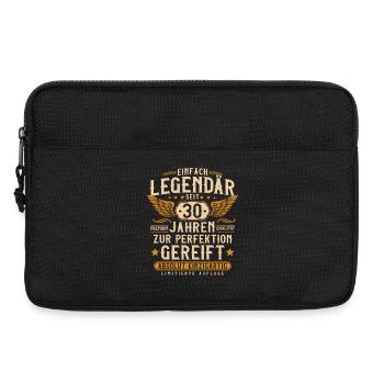 30 Geburtstag Legendär 30 Jahre Geschenk - Laptoptasche 13" - Schwarz - Vorne