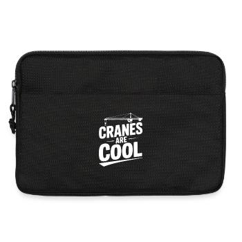 Kraniche sind cool - Laptoptasche 13" - Schwarz - Vorne