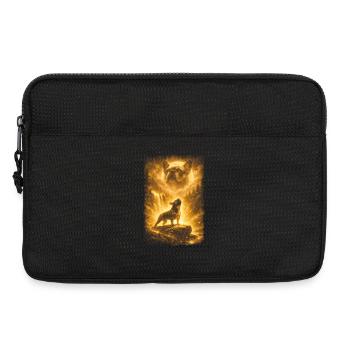 Bouledogue français, Lune - Sacoche pour ordinateur portable 13 pouces - noir - Devant
