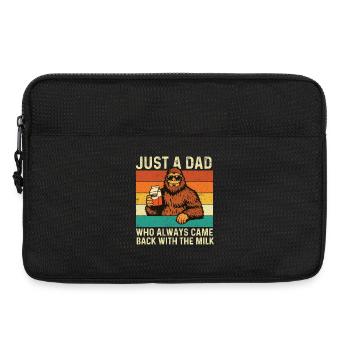 Dad Who Always Came Back With Milk Joke - Laptop bag 13" - black - Front